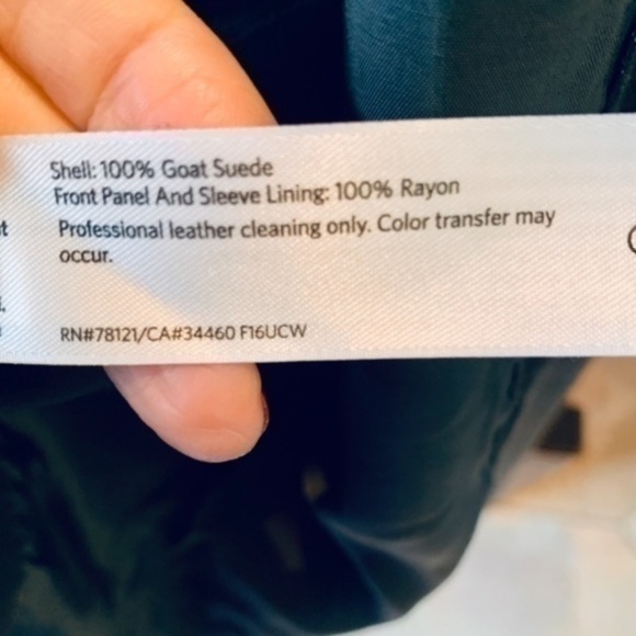 ✨✨Fisher Project Steel Gray Calf Suede Jacket ✨M✨ - Picture 4 of 6